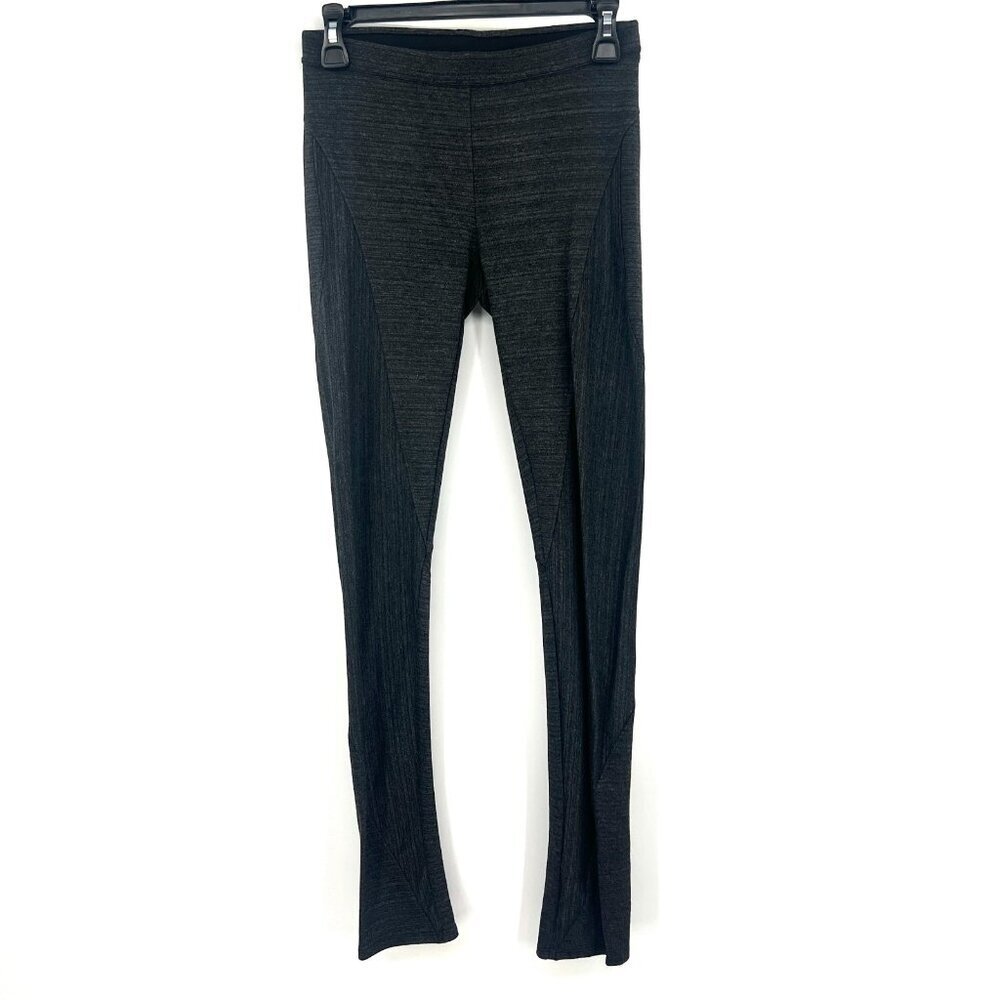 Helmut Lang Black Gray Pull On Leggings Women's Small